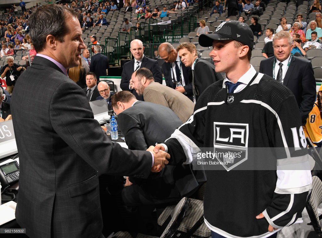 LA Kings: Aidan Dudas talks early struggles, adjustments to pro hockey