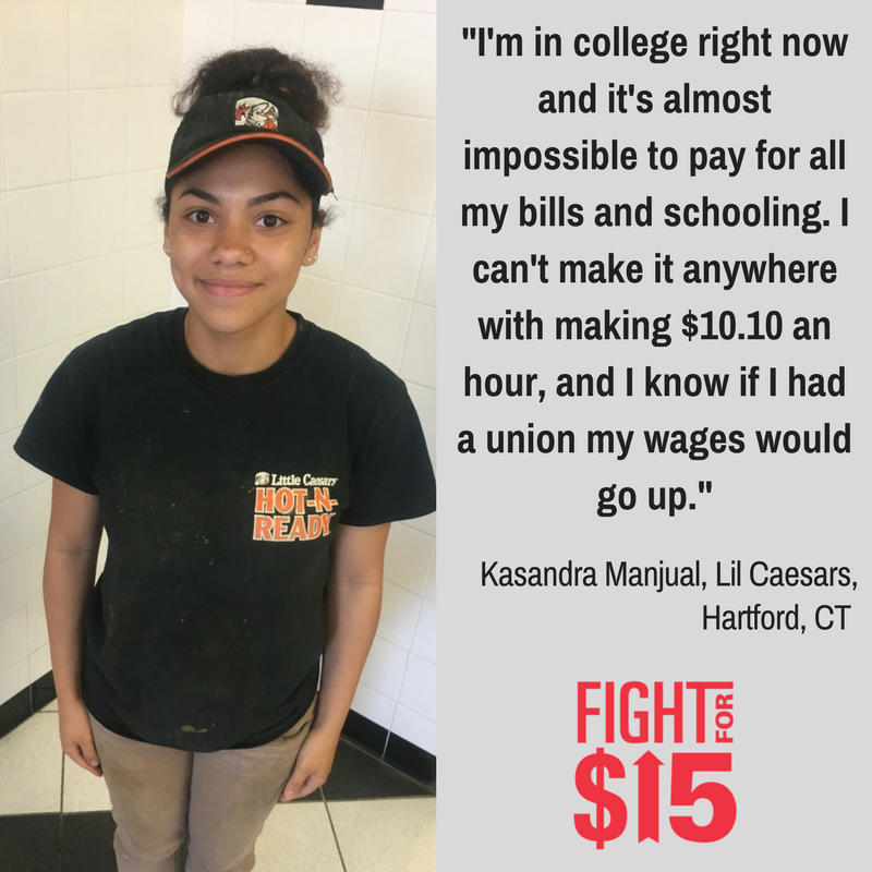 The federal minimum wage hasn't been raised in almost 9 years; but corporate profit$ are at an all time high. - <a href="/fightfor15/">fightfor15</a> #fightFor15