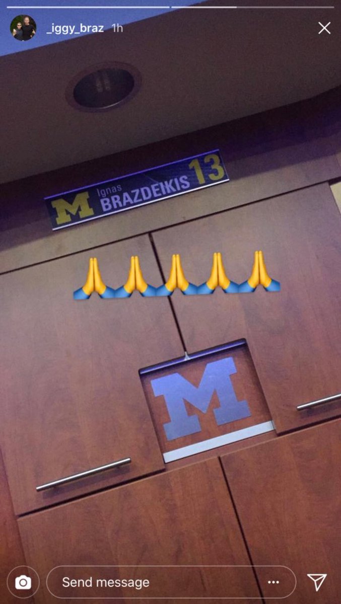 umichwolverine1's tweet photo. Ignas Brazdeikis will be wearing # 13 👀🏀 https://t.co/Tln3kfWRNr