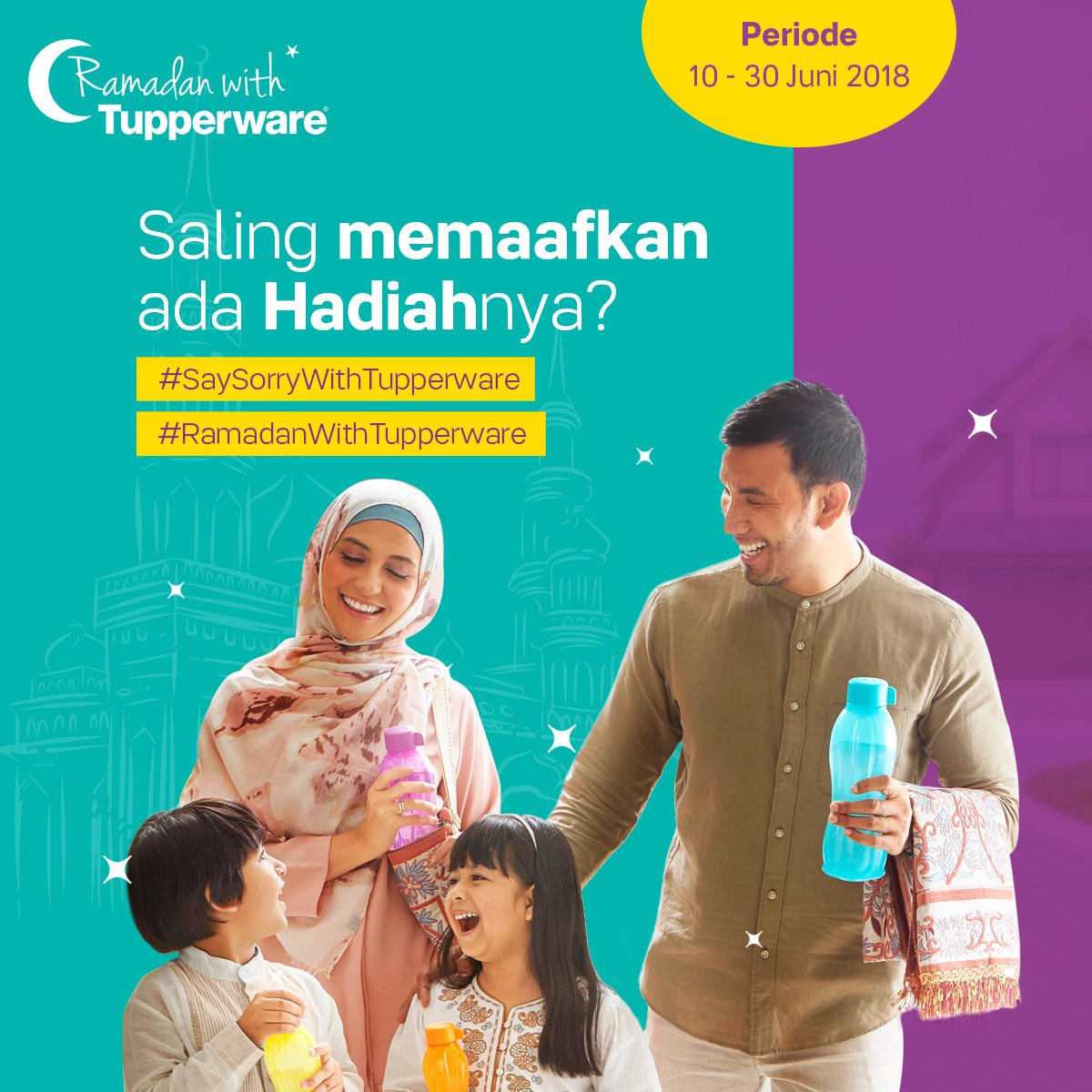 tupperwareID's tweet photo. Ayo kirim kartu ucapan lebaran lewat #SaySorryWithTupperware di #RamadaWithTupperware
untuk kesempatan memenangkan hadiah spesial dari Tupperware buat kamu dan kerabatmu. Info lengkapnya yuk intip di sini https://t.co/nmHkwt7XqQ https://t.co/HSBJWMKgz2