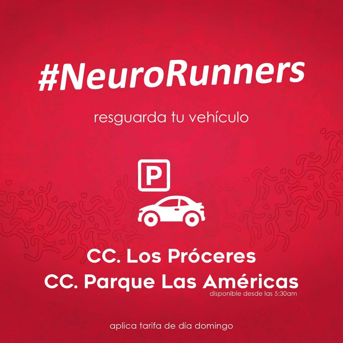 GNCGuatemala's tweet photo. ¡¿Preparados para un día inolvidable #NeuroRunners ?!
Te estaremos esperando mañana a las 6:30am para el calentamiento, y a las 7:00am empezamos la carrera. 🏃🏃♀️
Puedes parquearte en el #CCParquelasAméricas y #CentroComercialLosPróceres. https://t.co/GCJSDgmJqM