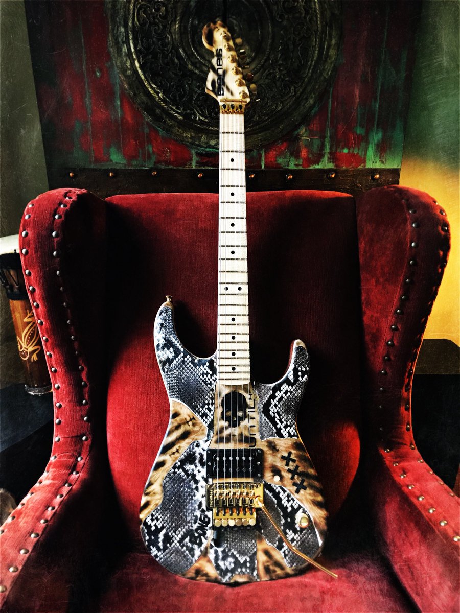 dellusgtr's tweet photo. Itโs a wrap on the Bonesaw TripleX-Tiger-Snake ๐. Now to get the fretboard as dirty as the rest of it. ๐ #futone #bareknucklepickup #floydrose #custombuilt #guitar #untilthebones https://t.co/5LyAskZAHr