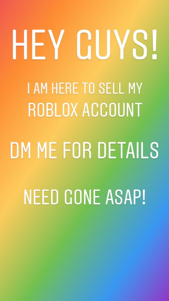 Selling Roblox Account Robloxselling Twitter - selling roblox account