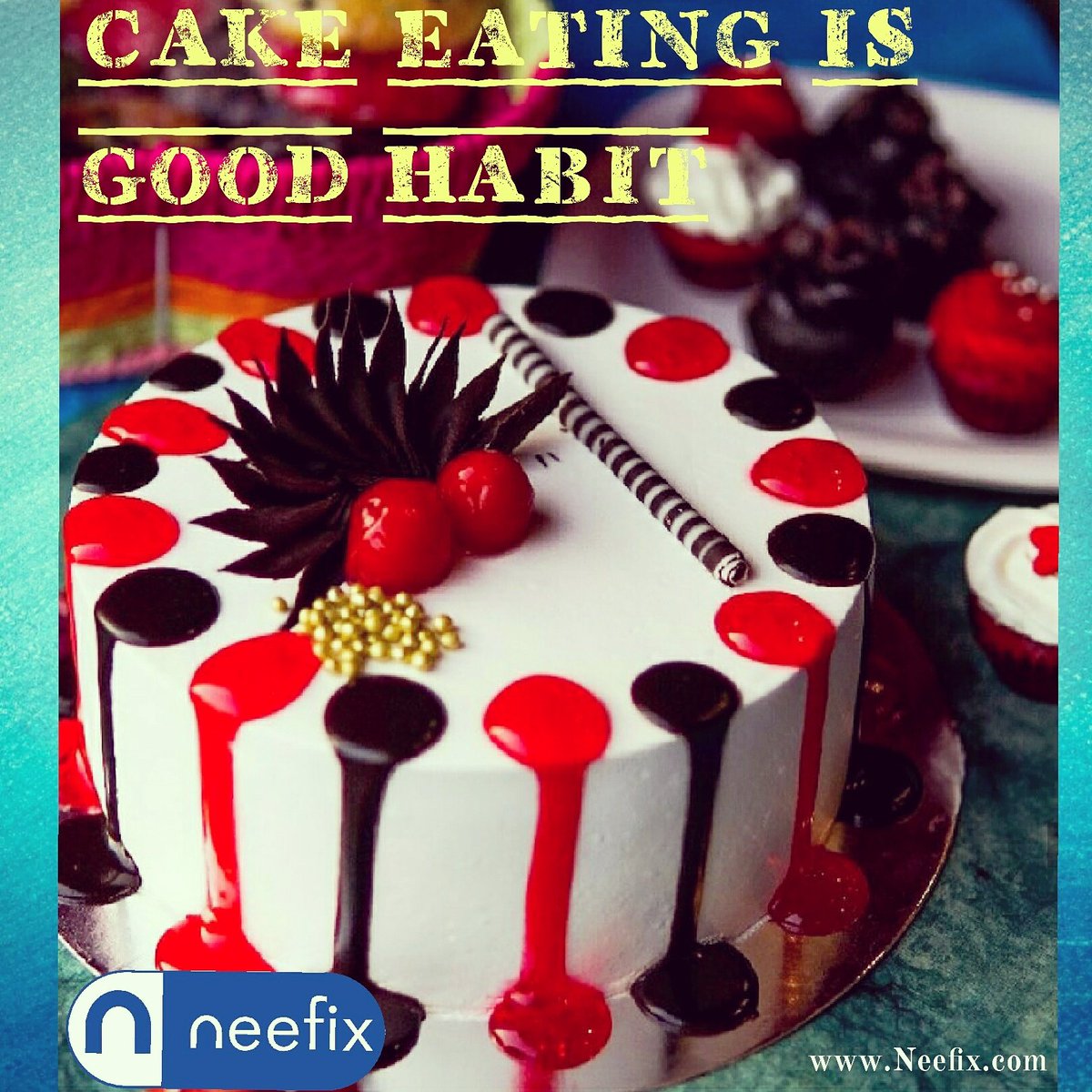 therjsbakery's tweet photo. Eating Cake is Good HABIT..
For Booking Call 9977773438, 7024707070
#CakeDeliveryIndore #Neefix #NeefixIndia #TheRJsBakery @neefixindia https://t.co/J9SuwCs5qj