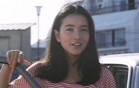 若き日の原田美枝子。こうして見ると、娘の石橋静河は父親（石橋凌）似