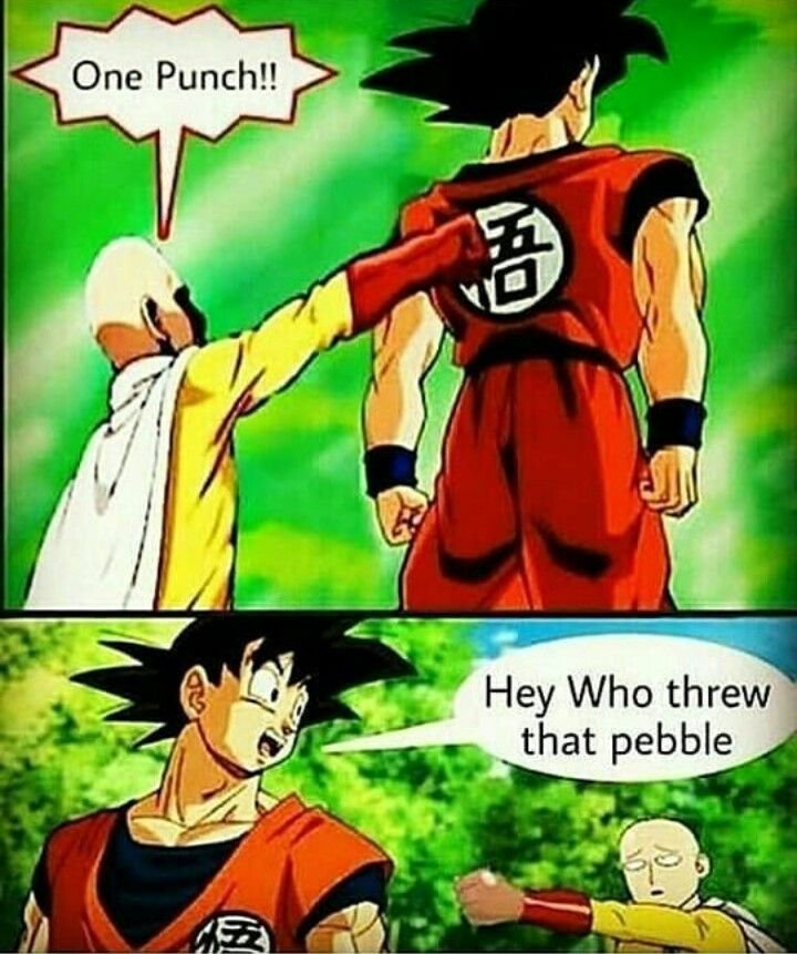 To me goku is a strong funny dude his face is always funny😂😂😂