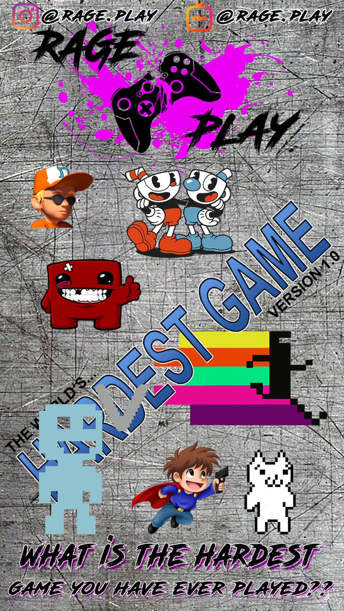 rage_play's tweet photo. Attn attn, calling all gamers what is the hardest game you have ever played??
#gamersunite @PromoteGamers @SGH_RTs https://t.co/jOnU0kl44P