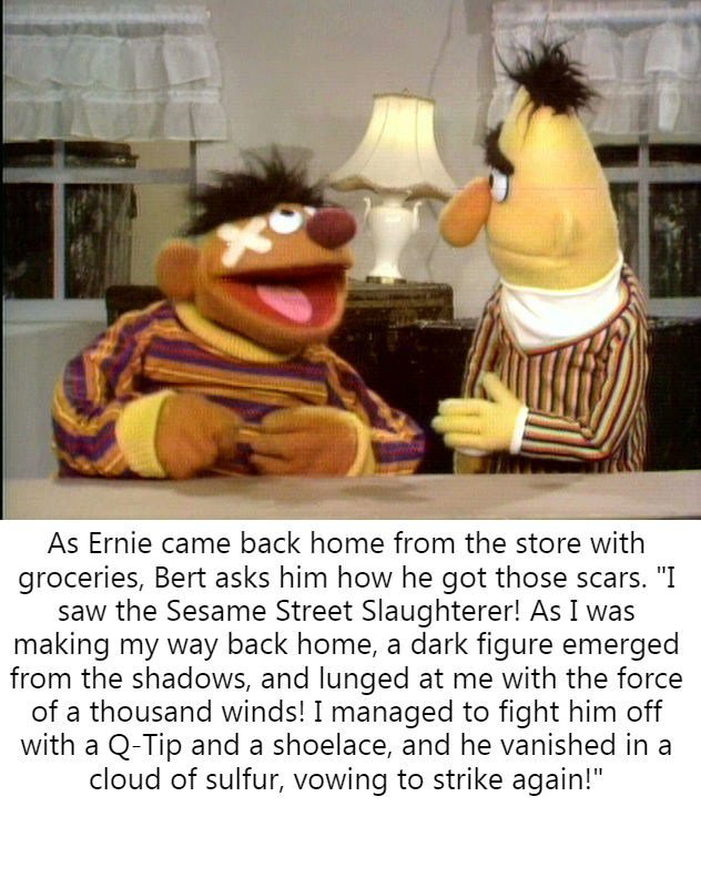 R Bertstrips The Sesame Street Slaughterer Via R Bertstrips T Co 39bzgnm4b1 Bertstrips Reddit T Co H4rv1bfosg Twitter