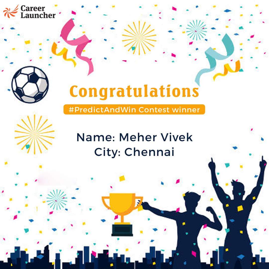 careerlauncher's tweet photo. #CL4FIFA ⚽ #PredictandWin contest winners Sourav #Chennai, Meher #Chennai,and Tarun #Udaipur
Why are you missing out on the fun.?
CL voucher worth Rs10,000 can be yours too, participate in #PredictAndWin challenge @ https://t.co/jSgIhDiyGy https://t.co/UbjCx30Eyn