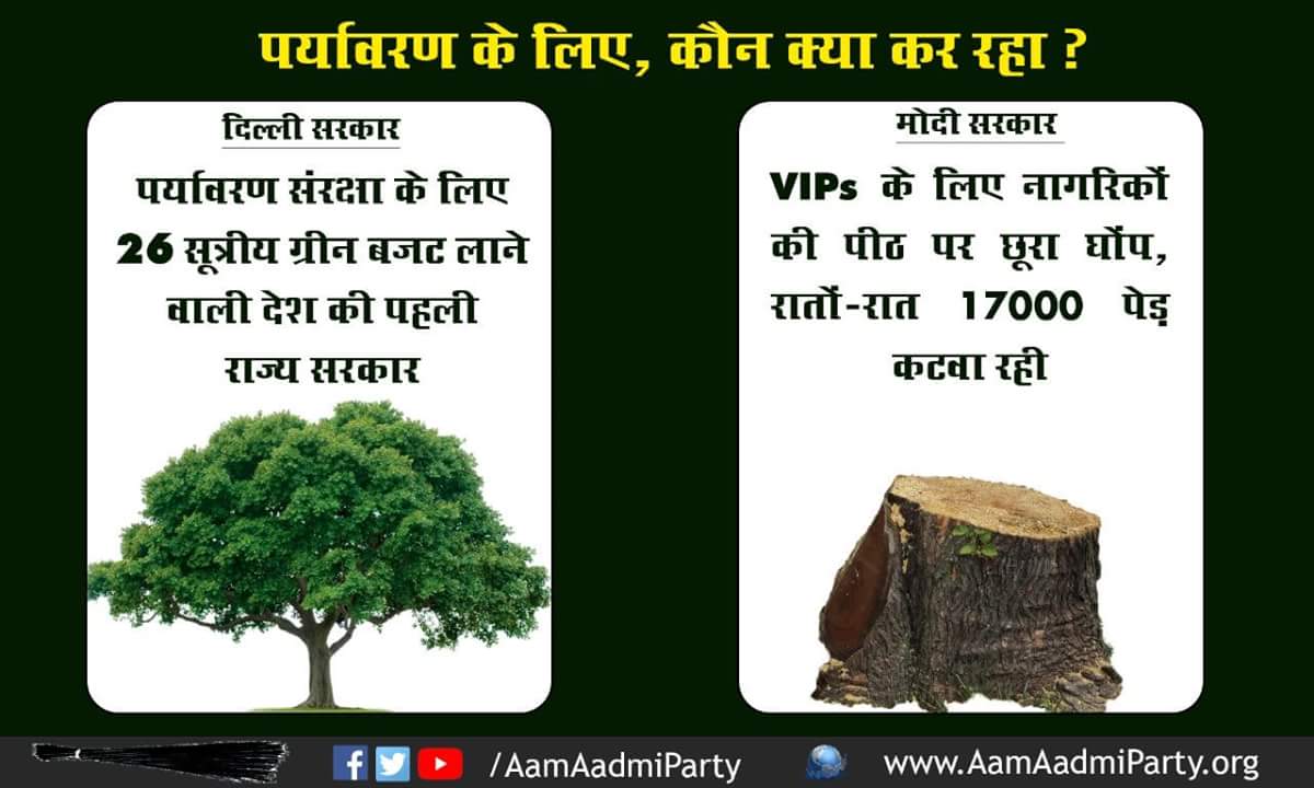 पेड़ बचाओ दिल्ली बचाओ चलो सरोजनी नगर आज शाम 4:30 बजे।