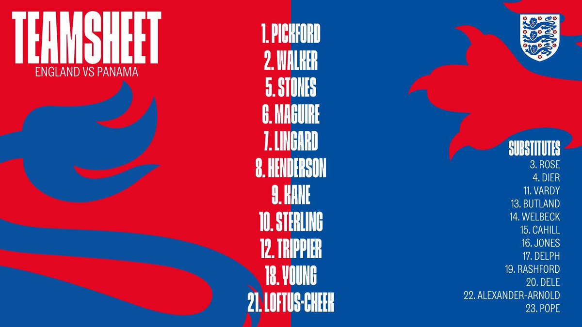 City_Chief's tweet photo. Stones, Walker and Sterling start. Delphino on the bench. 

#CmonENG #ENG https://t.co/SmOaA3KlQ2
