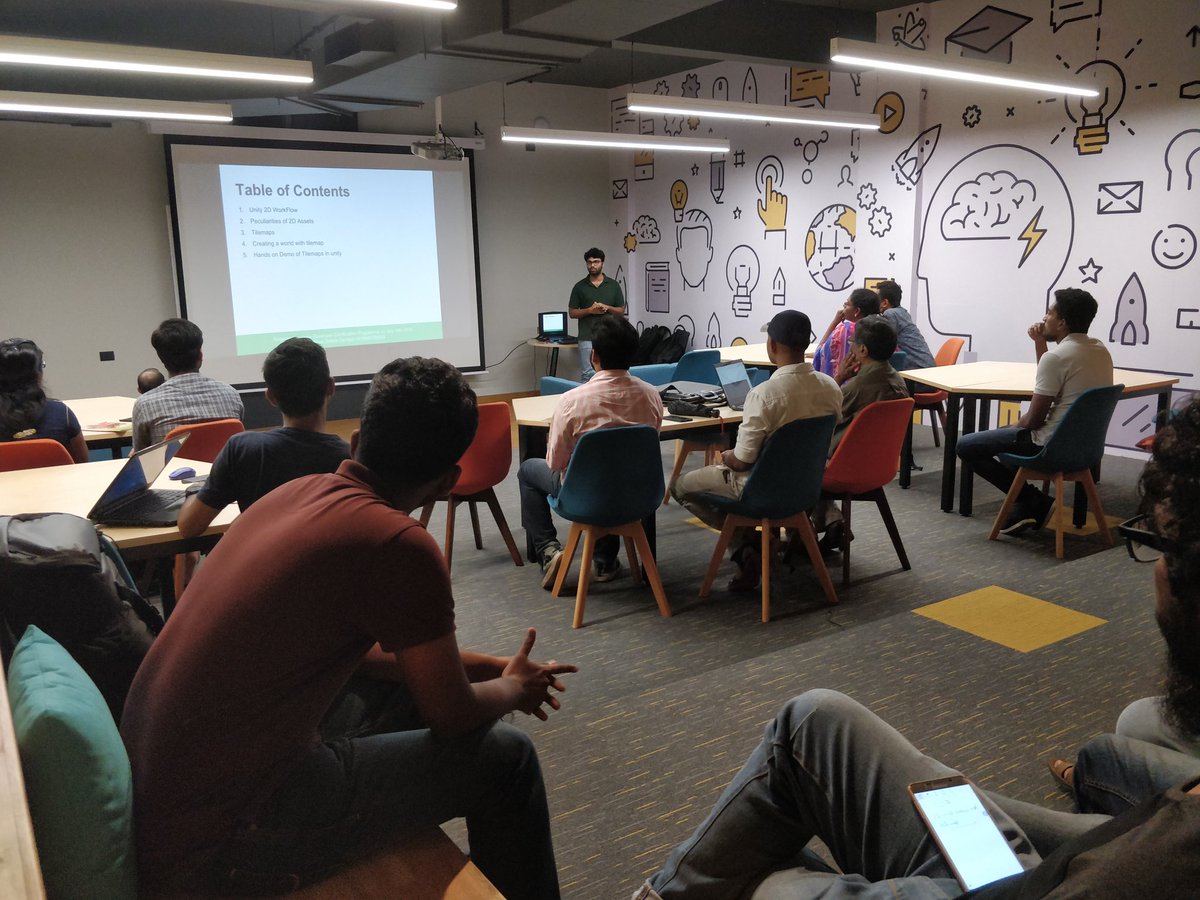 UnityTvm's tweet image. Unity User Group Trivandrum, 4th edition. It's a full house. @Unity3DIndia @unity3d #gamedev #unity3d