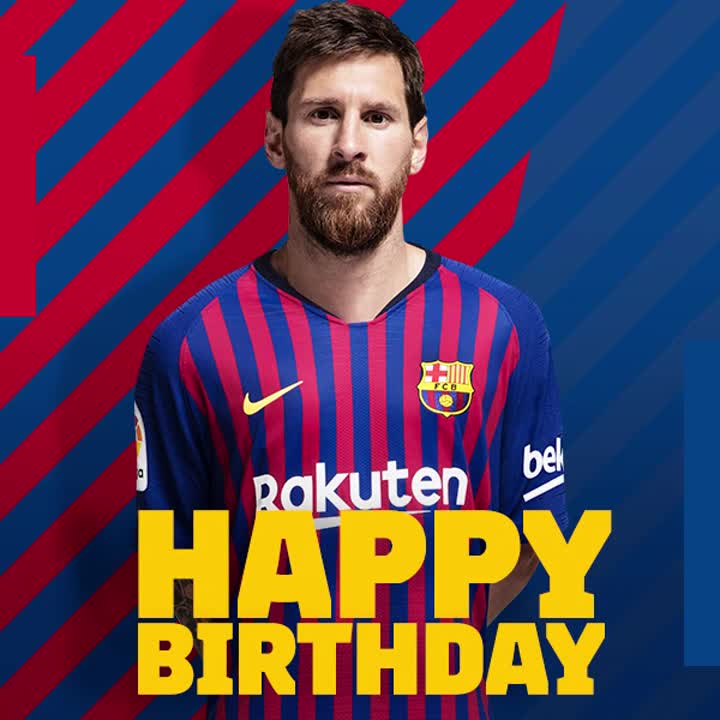 FC Barcelona on X: "A special day for a special player! Happy birthday, Leo #Messi https://t.co/udk2Mqia7K" / X