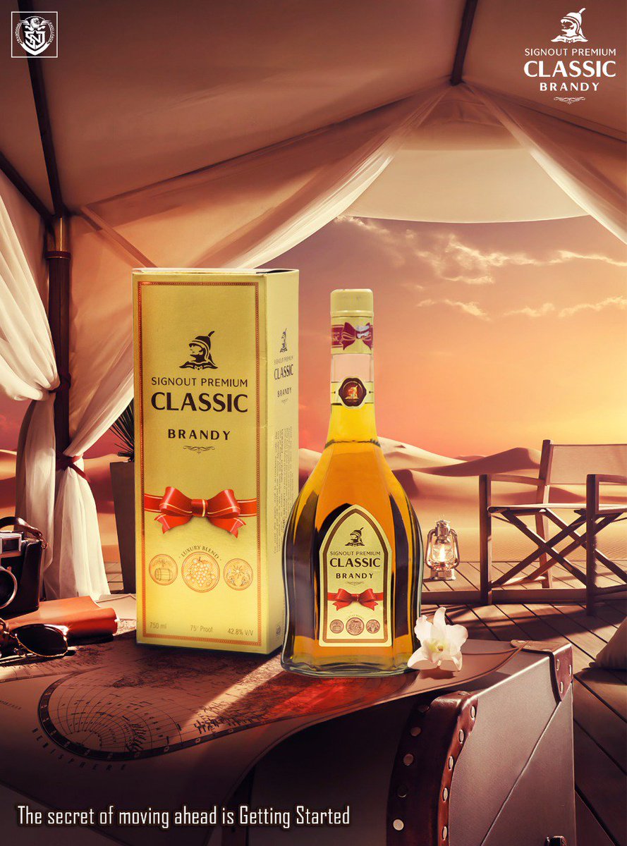 signoutpremium's tweet photo. The secret of moving ahead is getting started 👍🤗 #signoutclassic #premiumbrandy #SNJ #Signoutclassicbrandy #Brandy https://t.co/yX6S0ybDGA