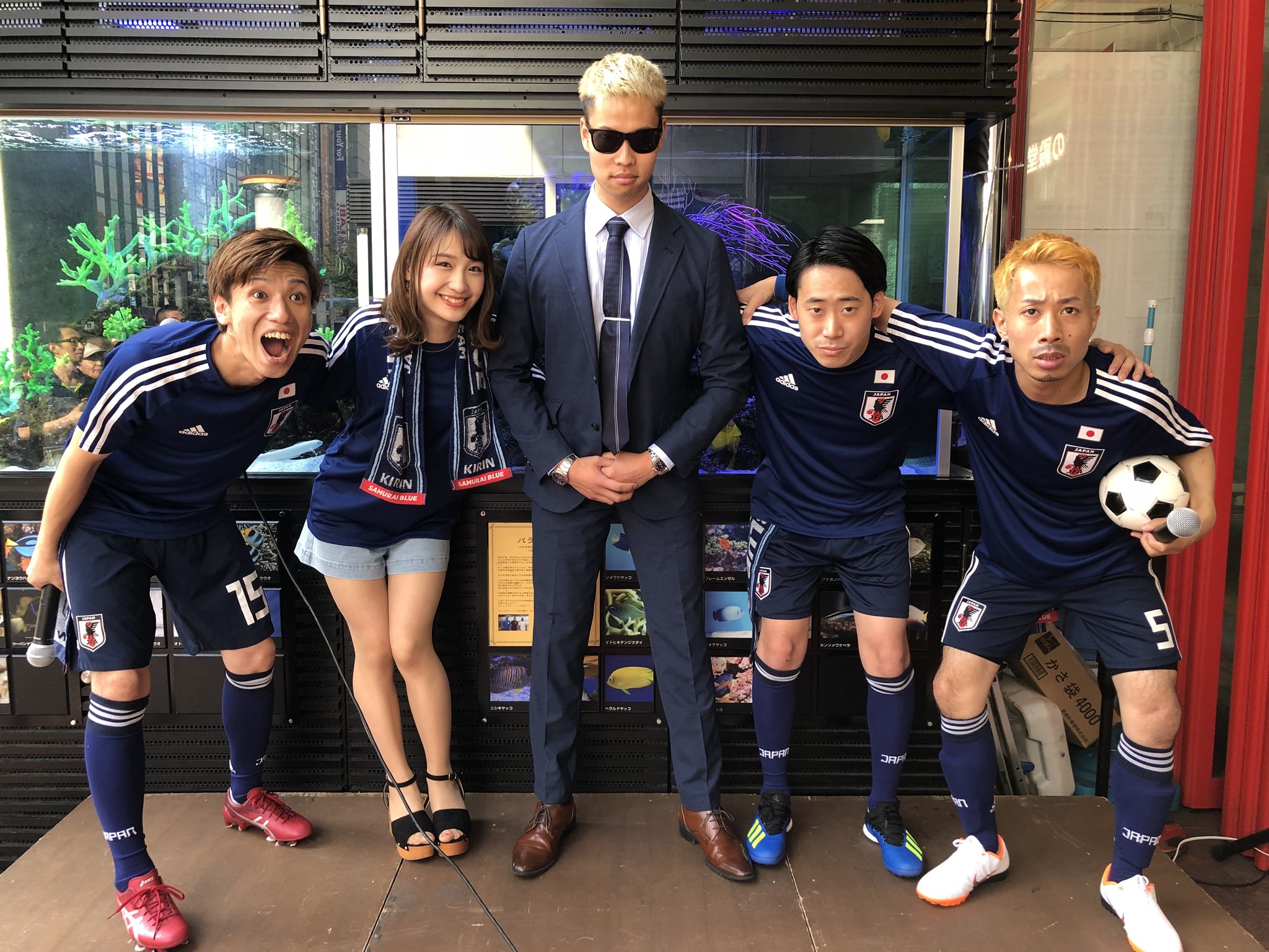 Makihika マキヒカ モノマネjapan本当の完成 真司 ゆうと サコ早く現地行けよ Makihika W杯 日本代表 サッカー 本田圭佑 モノマネ Daihyo T Co Usy4jxpvev Twitter