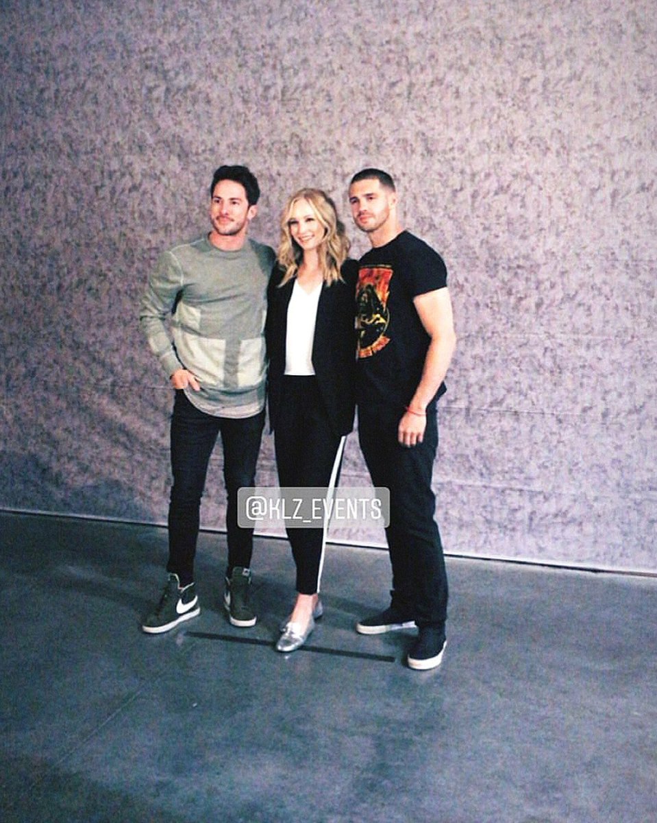 TrevinosFansGR's tweet photo. Michael with #TVD and #TO cast members at Brussels. June 23, 2018. #TheVampireDiaries #TheOriginals https://t.co/dmDuIKB73v