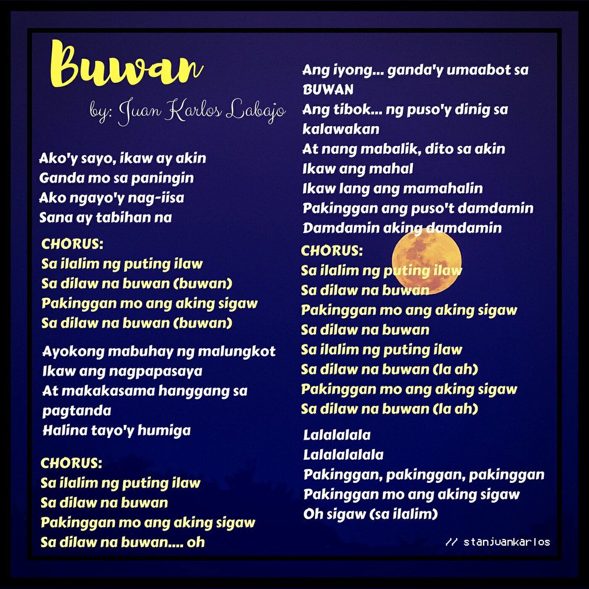 Buwan Lyrics