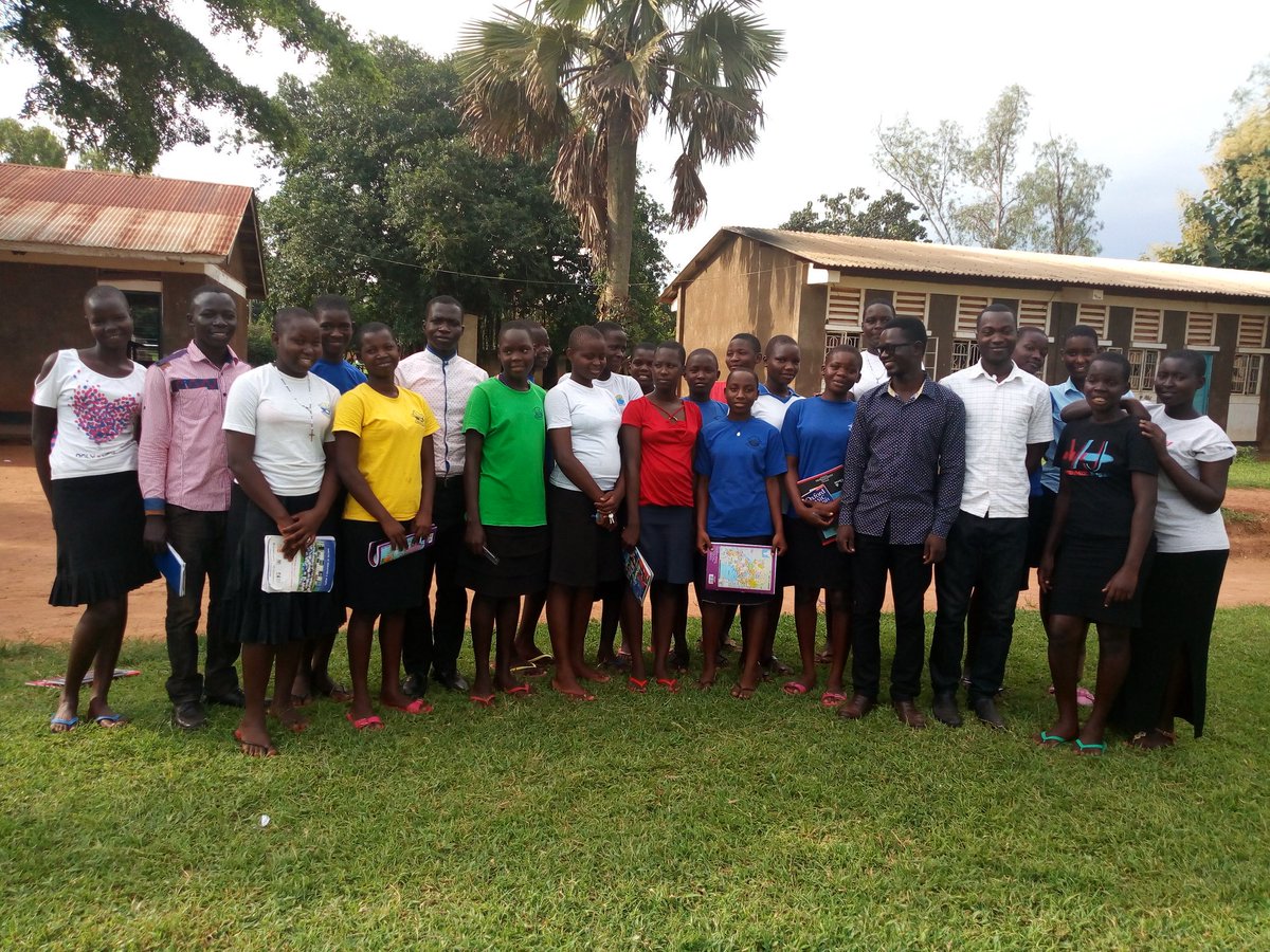UgandaDebate's tweet photo. NUSDF trainers post with students of YY Okot Men College after training sessions https://t.co/GzJRINivha