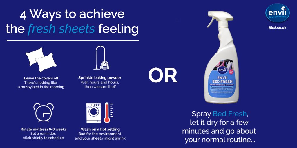 enviiUK's tweet image. A quick guide on how you can achieve the #freshsheets feeling every day!