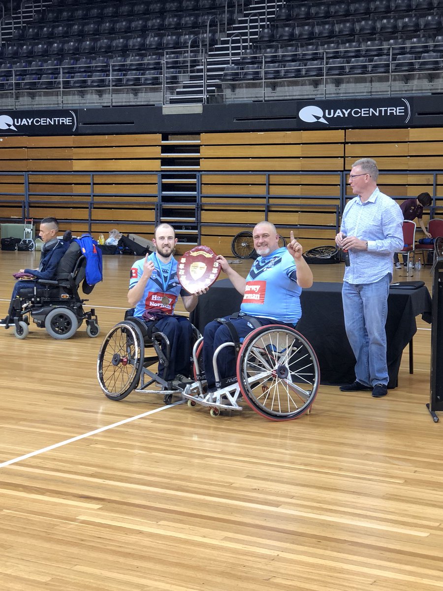 NSWWRL's tweet image. Trophies and speeches #InterstateChallenge #WRLInterstateChallenge
.
.
.
.
#wheelchair #rugbyleague #stateoforigin #origin #uptheblues #campmaroon #QLDER