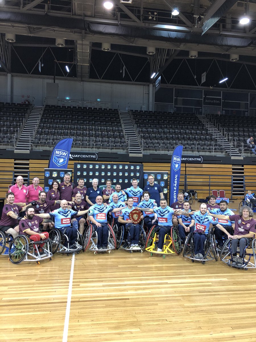NSWWRL's tweet image. Trophies and speeches #InterstateChallenge #WRLInterstateChallenge
.
.
.
.
#wheelchair #rugbyleague #stateoforigin #origin #uptheblues #campmaroon #QLDER