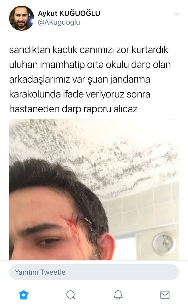 Devlet sandıkları koruması gerekirken Halk sandıkları devletten korumaya çalışıyor. Üzerine birde darp ediliyor #Urfaseçimleriiptaledilsin