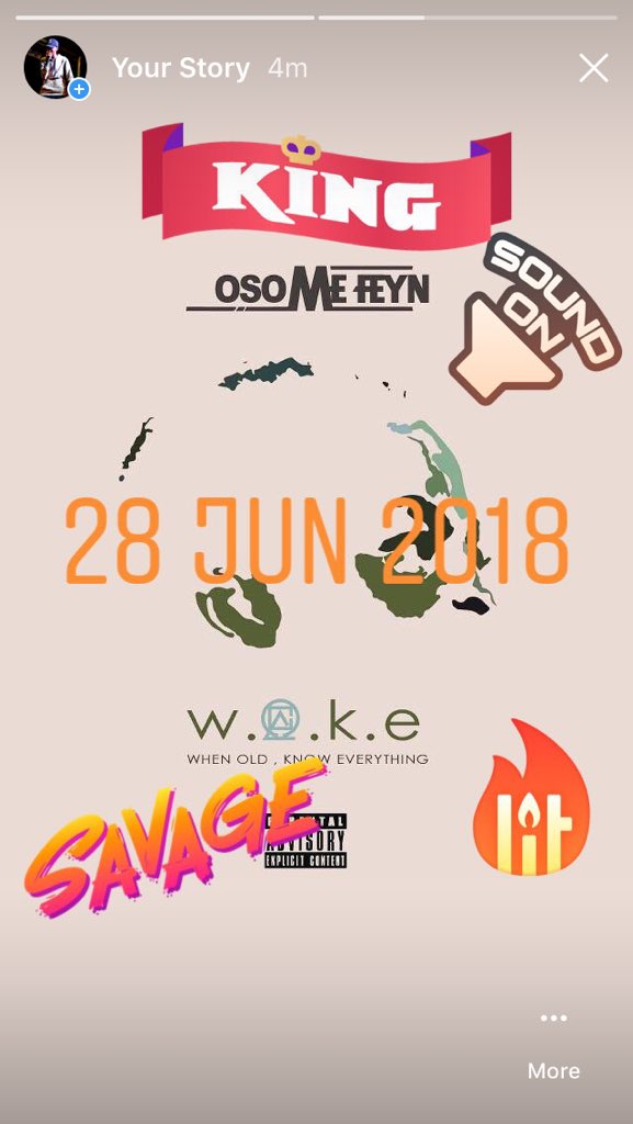 Osome_Feyn's tweet photo. #Woke_Ep #King #Savage #Sound_on #Feyn #Osome #Music #Rapper 28/06/2018 https://t.co/qCbHRYG4Nd