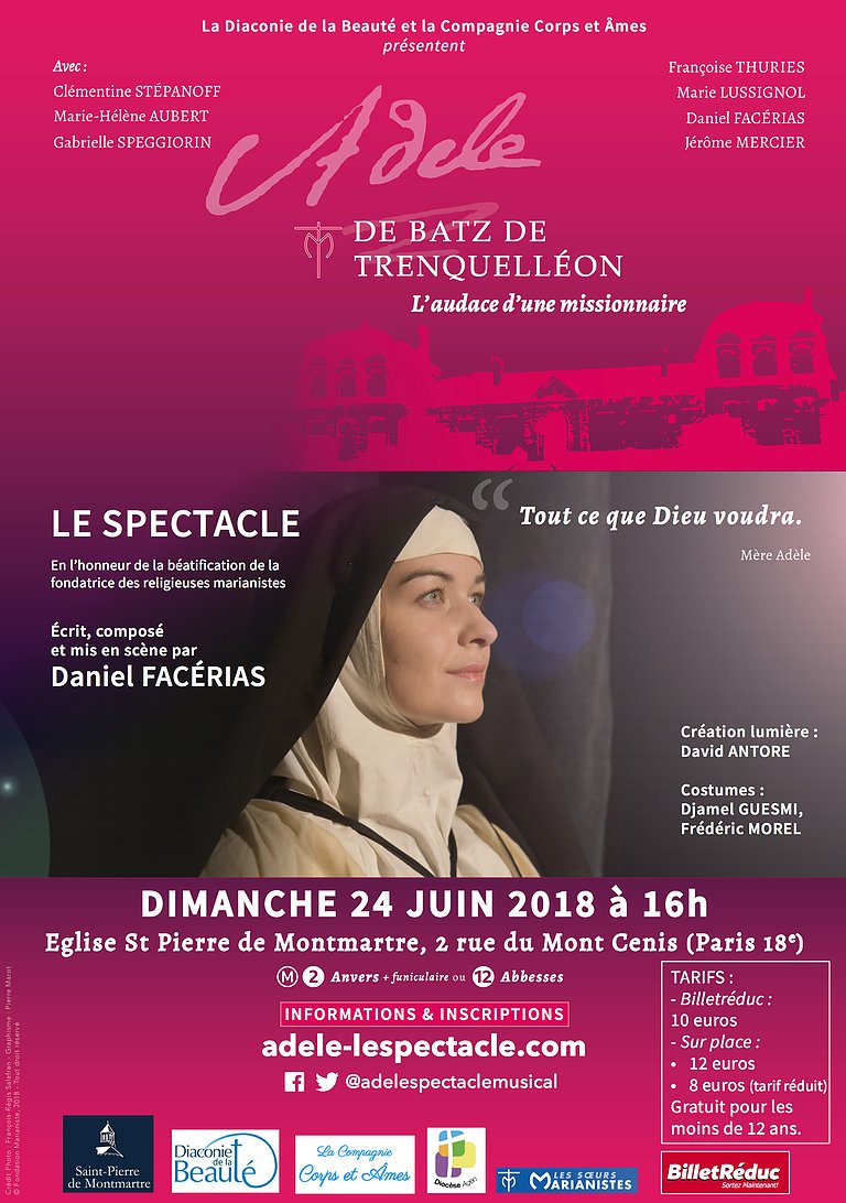 BeatAdele's tweet photo. Rendez-vous à 16h à Saint-Pierre de Montmartre ! #BeataAdeleOraProNobis #Paris18 https://t.co/om0Ghk6H7J