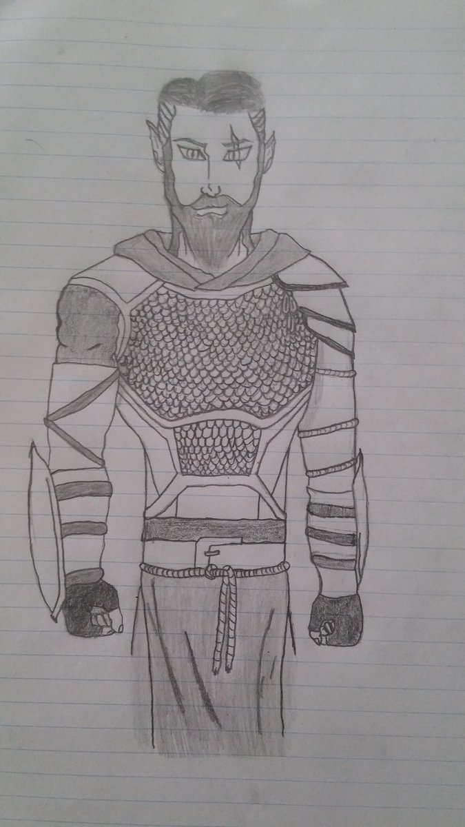 #criticalrolefanart 
First fanart i hope u guys like it. This is my half orc ranger inspired by the almighty Fjord. 😜😁