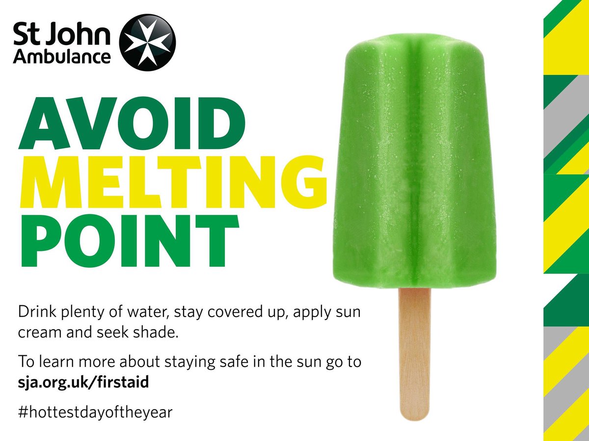 theoriginal_MrB's tweet photo. @stjohnambulance @corpgamesuk temperatures are set to get hotter over coming days so remember #hydrate #sunfactor #keepcoolandcarryon have a great games https://t.co/kuH6CdxX5i