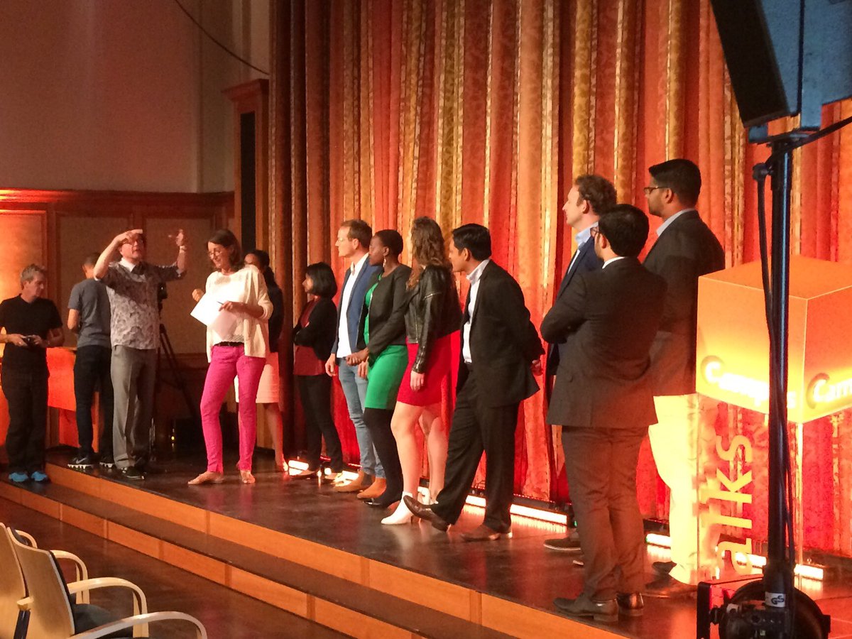 lindaunobel's tweet image. Nine #LINO18 young scientists getting ready to present their research on the TV show Campus Talk by ARD-alpha being recorded in a few minutes #CampusTalks