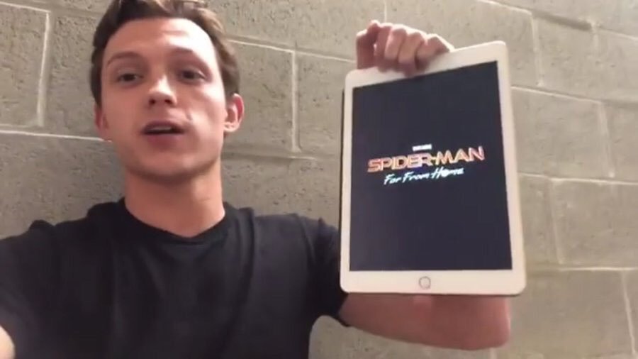satanthrones's tweet image. Tom Holland leaking top secret Marvel content, a breathtaking saga