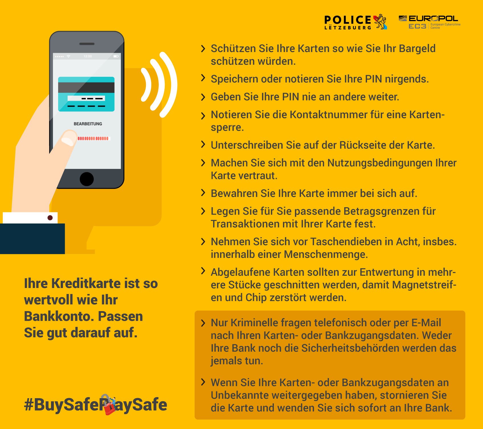 ØªÙÙØªØ± Police Luxembourg Ø¹ÙÙ ØªÙÙØªØ± Buysafepaysafe Tipp Bei Onlinezahlungen Es Gibt Viele Moglichkeiten Im Internet Eine Bezahlung Durchzufuhren Wir Raten Zur Kreditkarte Da Die Bank Oftmals Einen Verbraucherschutz Anbietet Erkundigen Sie