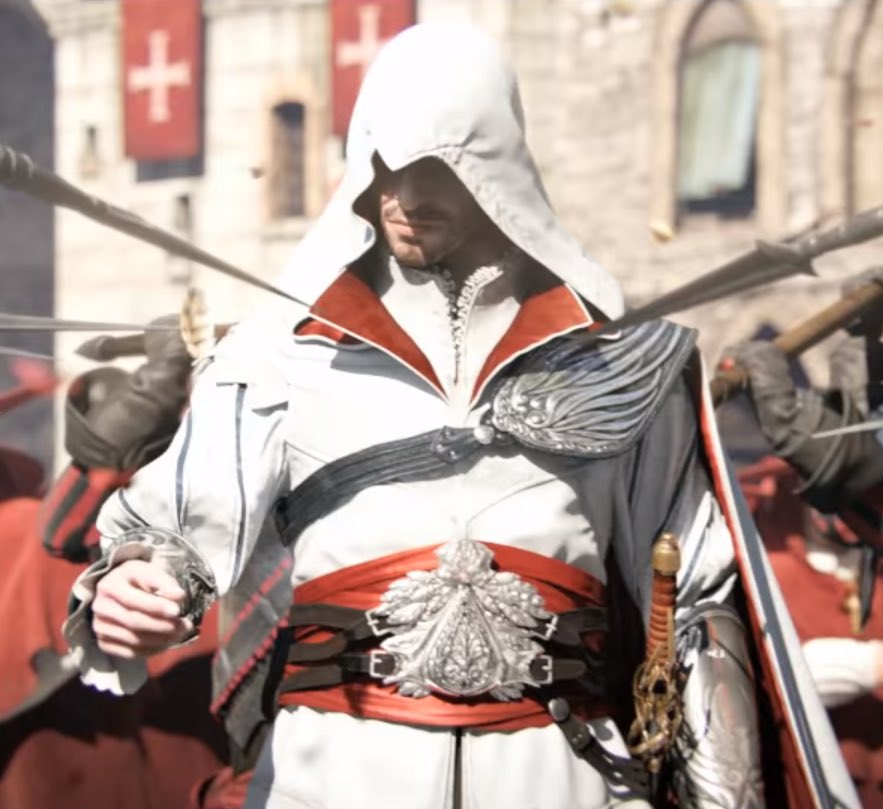 assassinsspain's tweet photo. ¡Muchas felicidades al gran maestro Ezio Auditore! 🎉🎉🎉🎉🎉 https://t.co/gkiXd4tOJg