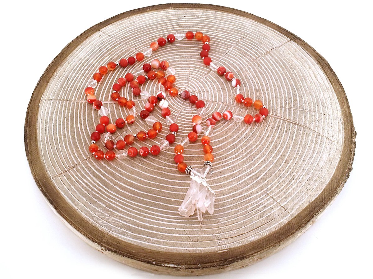 Mindful_Methods's tweet image. Creative Flow Charging Mala - Carnelian, Crystal Quartz and Agate tuppu.net/892ee2f7 #mindful #Etsy #MindfulMethodsShop #Agate