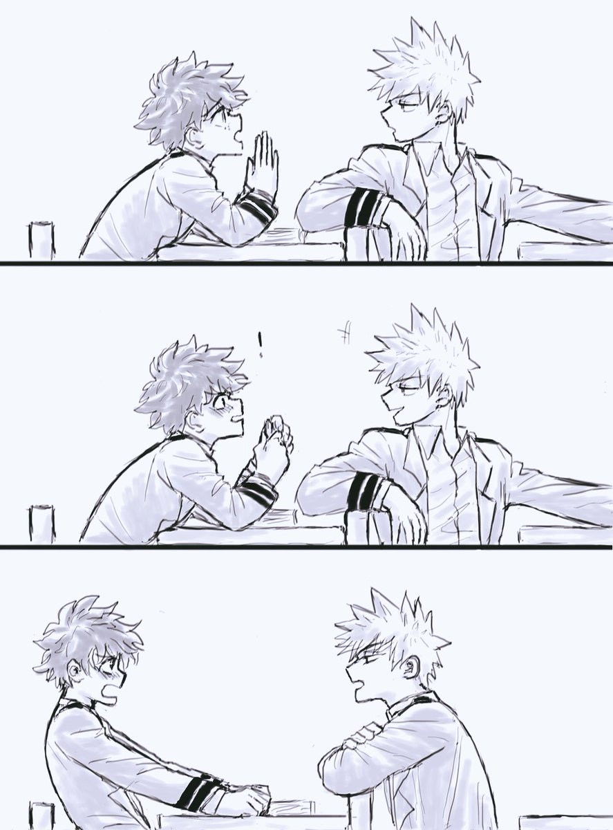 "Say it out then I will teach you."
#勝デク 
#bakudeku 