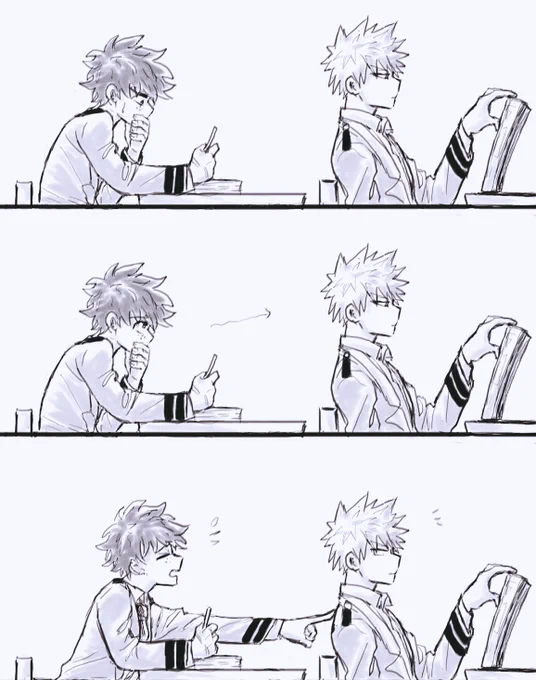 "Say it out then I will teach you."
#勝デク 
#bakudeku 