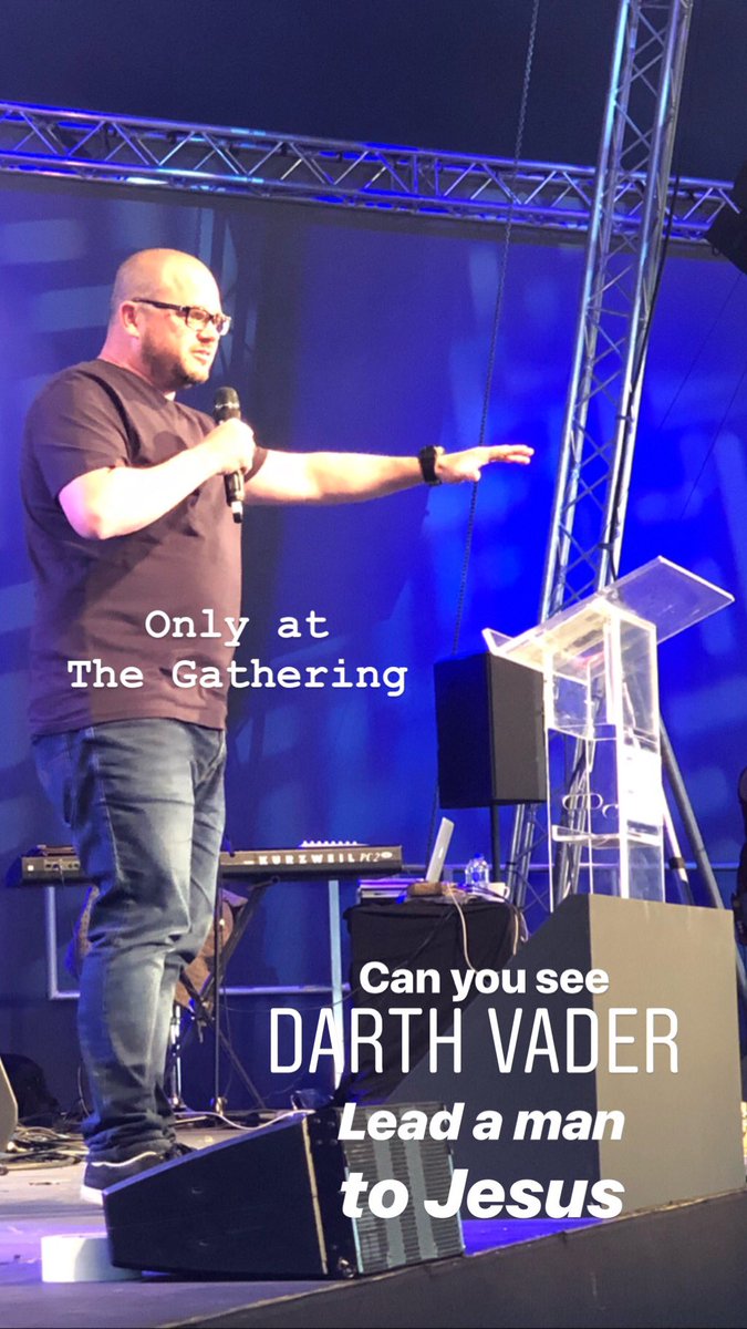 Unexpected consequences during the “Space” theme at #TG18 last night