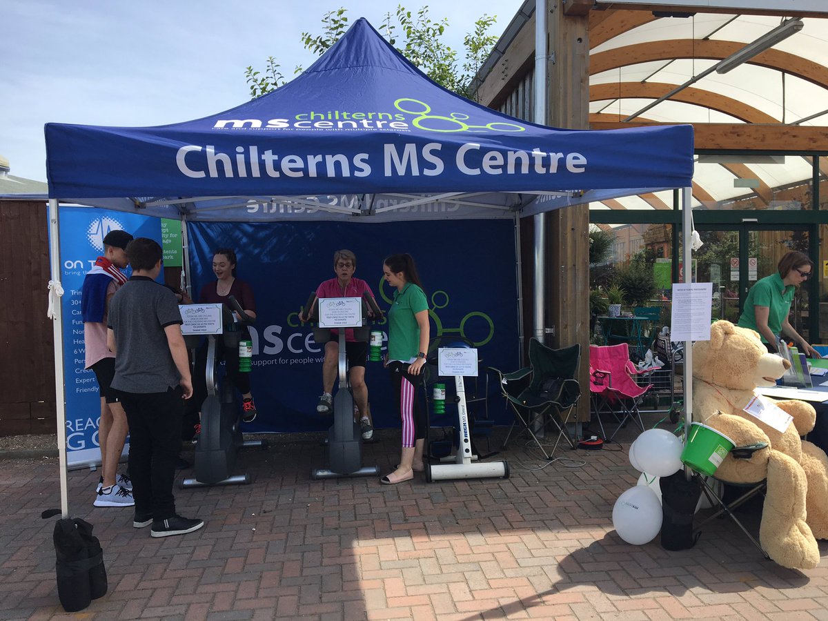 ChilternsNeuro's tweet image. There's a bit of a way to go but we're at World's End Garden Centre until 4pm. Come and show your support for us on this sunny day #250km #multiplesclerosis