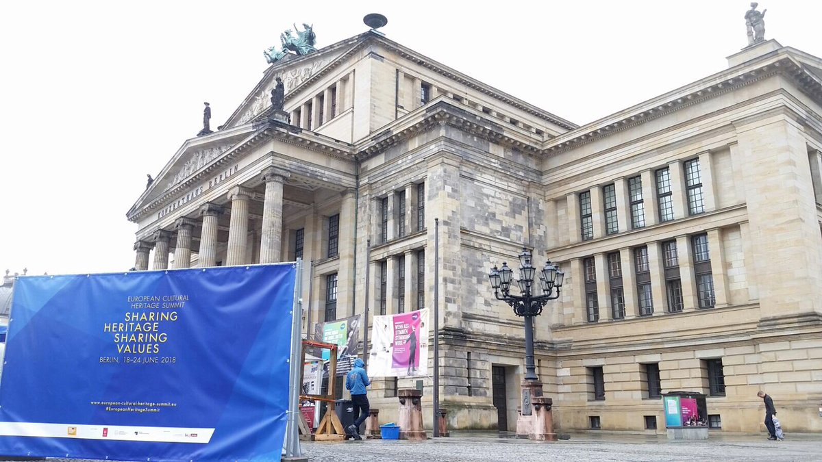 Der Mitmachmarkt “Our Heritage” freut sich auf viele Besucherinnen und Besucher heute am Berliner Gendarmenmarkt #EuropeanHeritageSummit #SharingHeritage