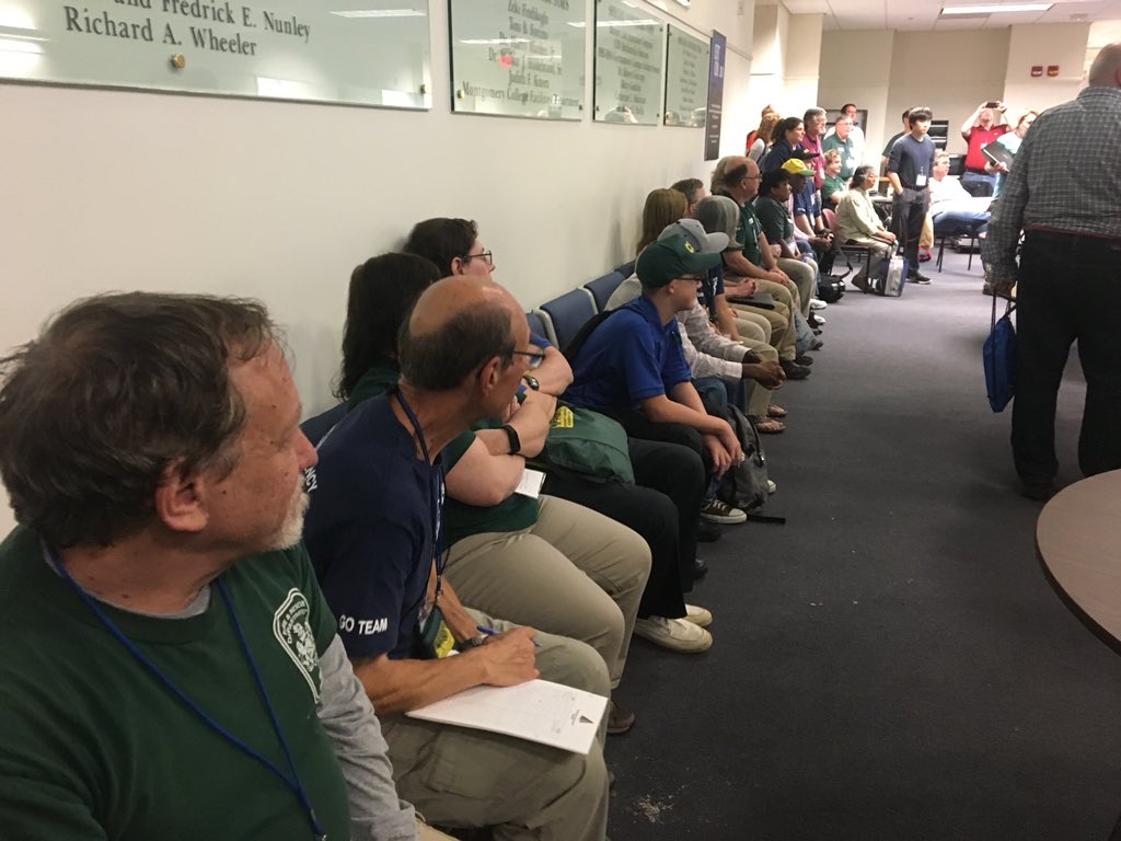 PGCountyOHS's tweet photo. This year’s Emergency Chef has some new twist and turns. Competitors now have to follow the Incident Command Structure (ICS) with an Incident Commander, #PIO, Planning, Logistics, Operations Chiefs. #CERTCON2018 https://t.co/wMXJyIUiSN