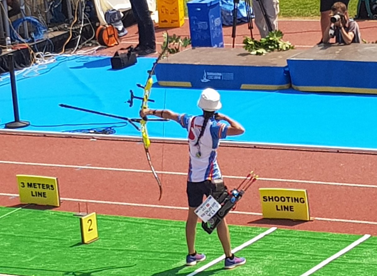 #JJMM TIRO CON ARCO <a href="/AMarinPodium/">Alicia MarínMartínez</a> finaliza en 4a posición tras caer en la lucha por el Bronce ante la representante turca ¡Buen trabajo!