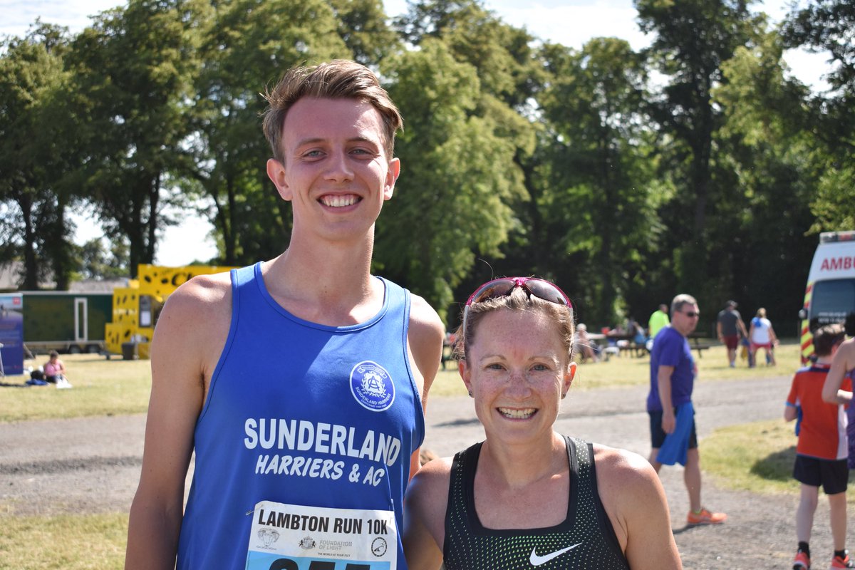 SAFCFoL's tweet photo. 🥇CONGRATULATIONS to @LambtonRun 10k winner Oliver James and first placed female @alydixon262! #LambtonRun https://t.co/o9Z8z9wOm8