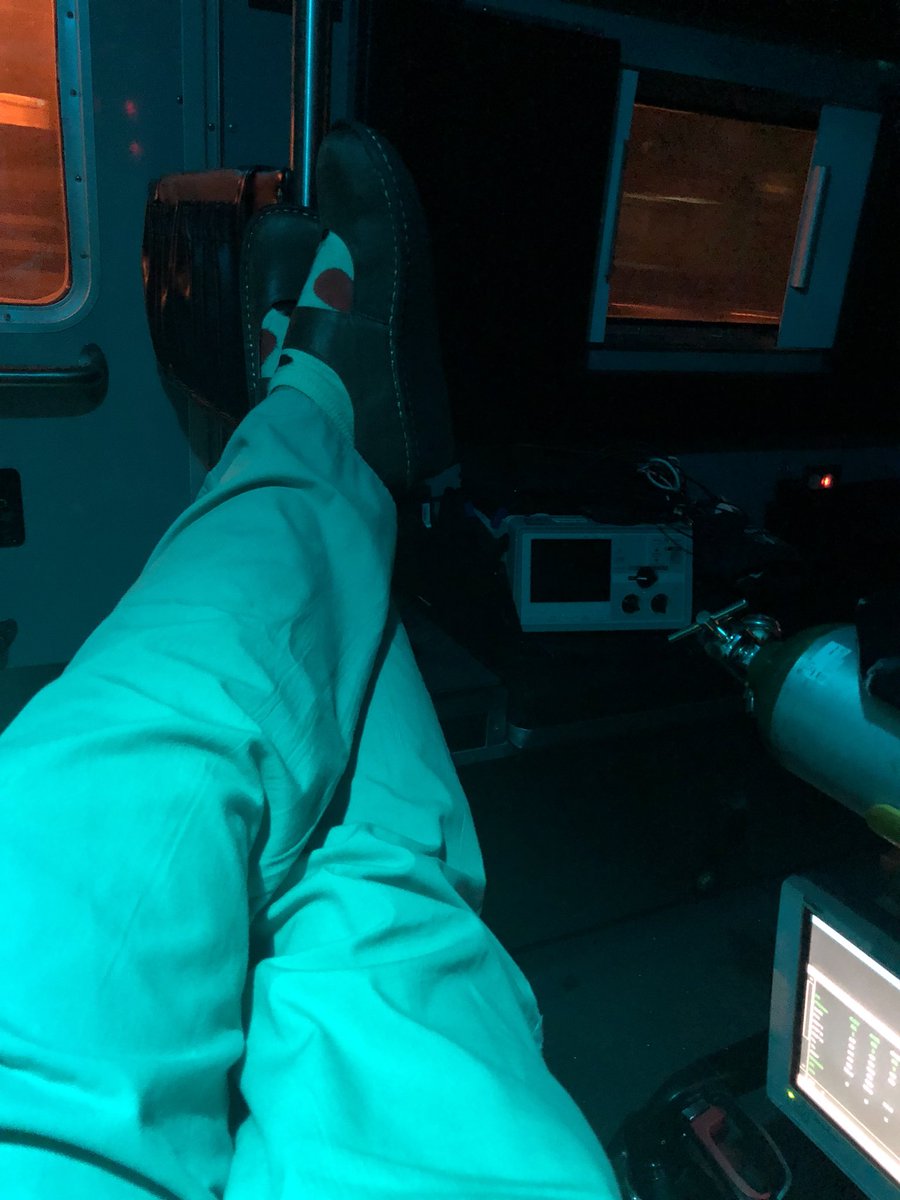 @nurse_face I’ll see your hospital scrubs & raise you an ER-RN-in-an-ambulance-emergent-transfer...#wheresthefullmoon #OneSentenceShift #hardNOClife