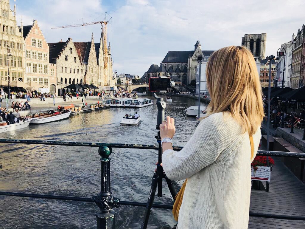 Nella meravigliosa #Gand intenta a cimentarmi in nuovi campi con footage, timelapse ed hyperlapse. La passione non conosce limiti 🇧🇪 😁 #viaggi #travelblogger