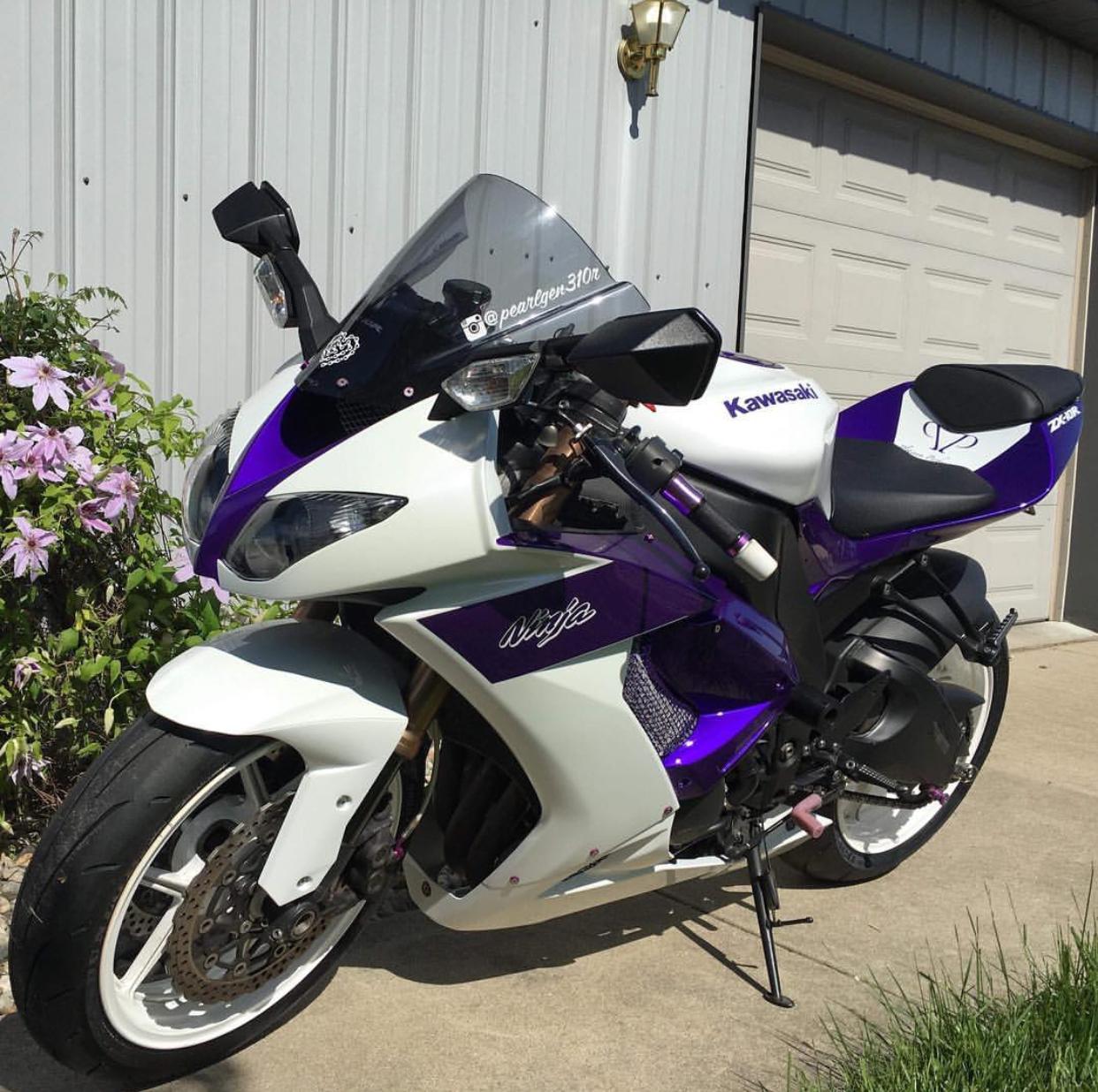 Purple kawasaki ninja outlet
