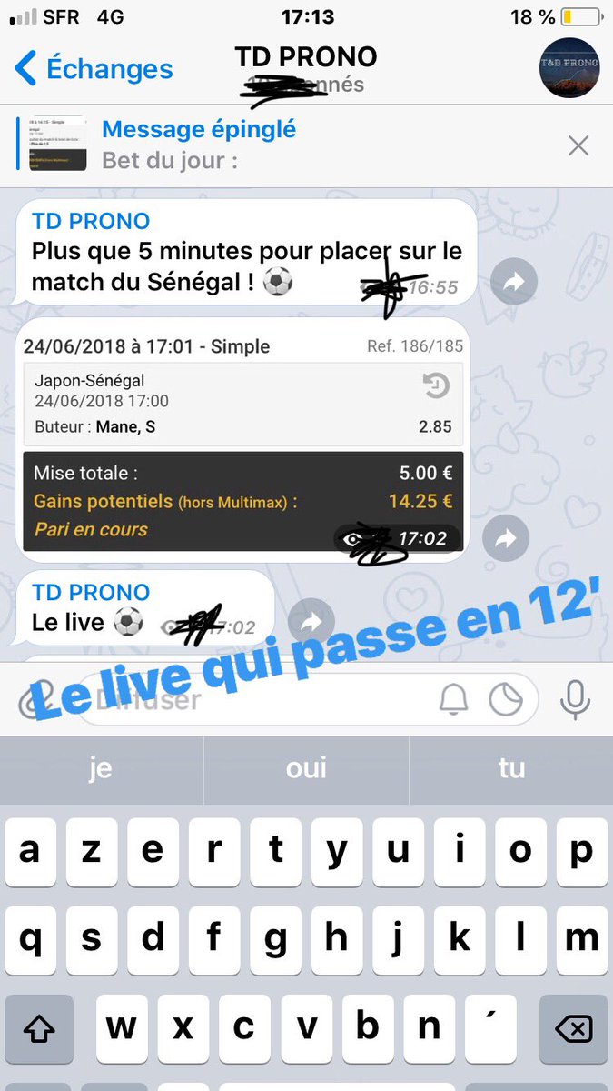 PronosTd's tweet image. Le live qui passe ! ✅✅✅✅