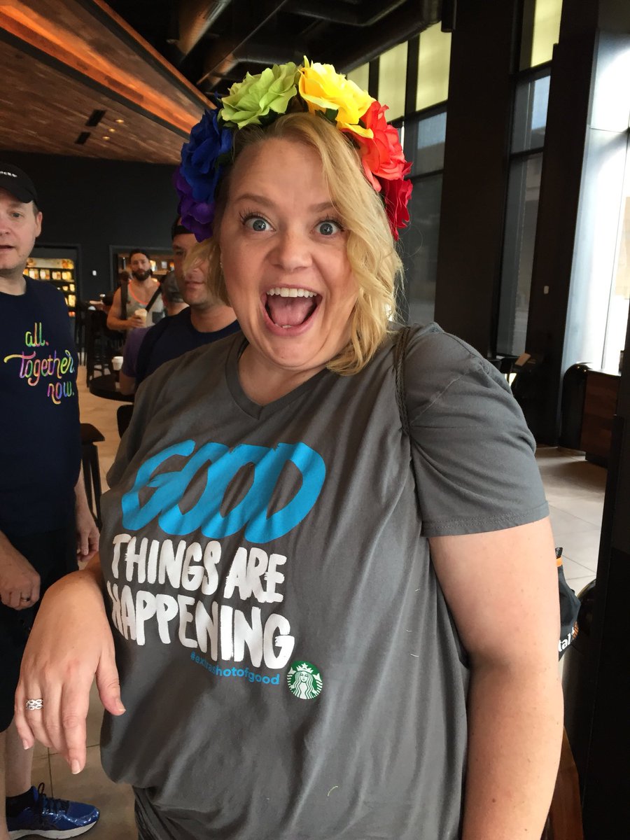 #starbuckspride Alyssa’s ready!