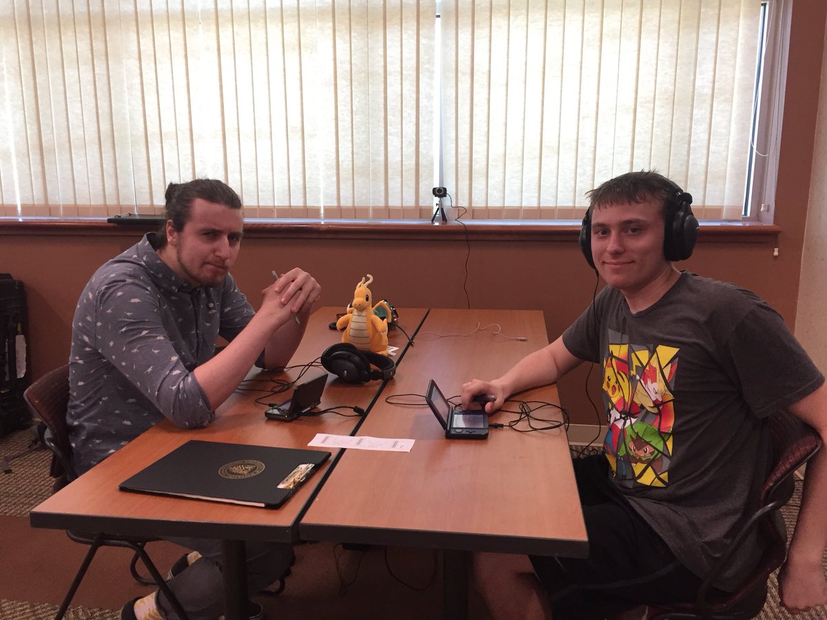 MrOlivola's tweet photo. The first of four Swiss rounds at todayβs Summer 2018 @SummitCityGym Midseason Showdown has begun at @IndianaTech!! π
STREAM: @SeacoVGC vs. @RexChaosVGC
WATCH: π
π₯ https://t.co/1LVcyNZwJv
#PlayPokemon #VGC #GetThatCP https://t.co/d5HpwmUEca