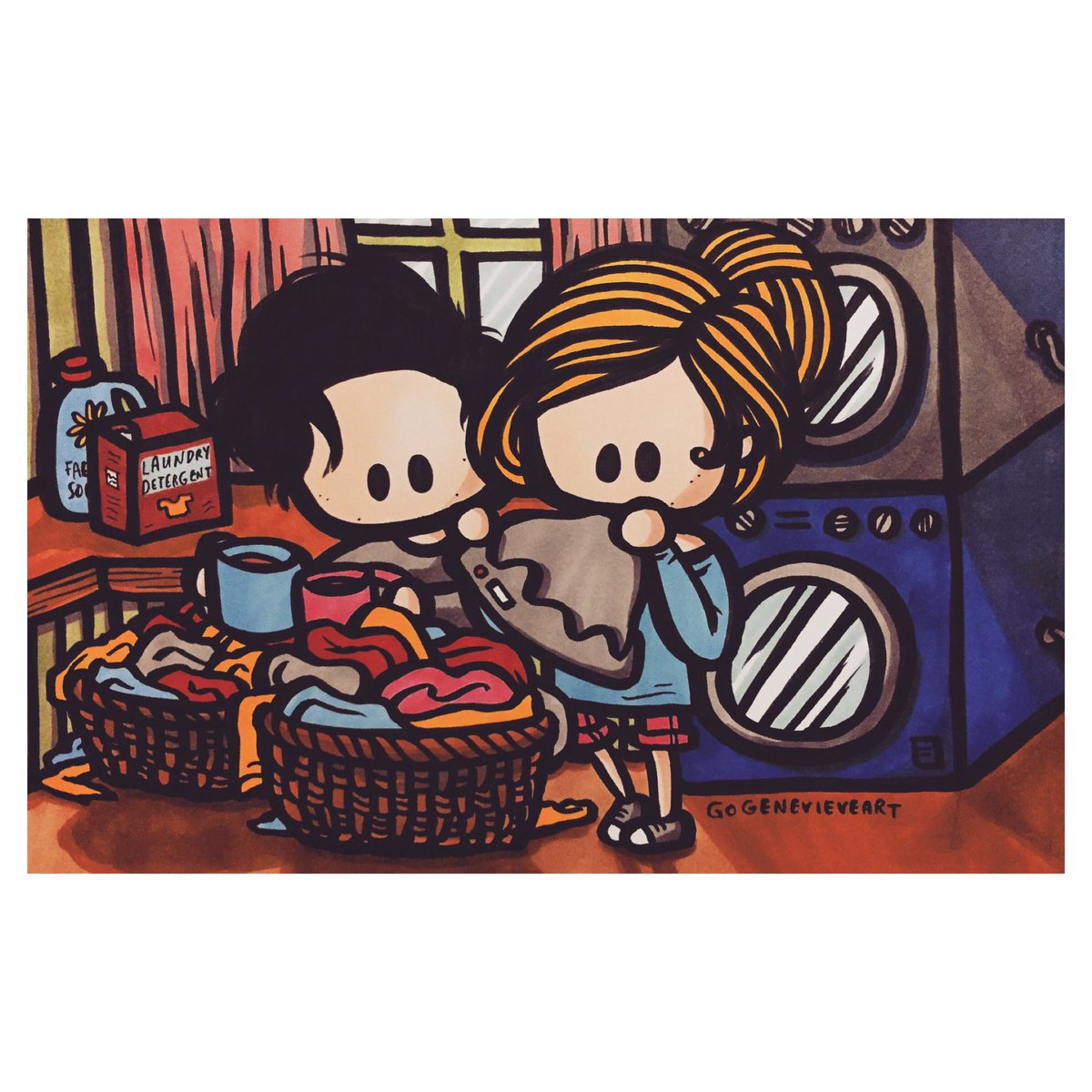 gogenevieve's tweet photo. Another one which combines some of your requests: Bughead Laundry Day (basically a lot of you wanted to see more domestic Bughead scenes haha) #bughead #riverdale #domesticbughead #laundryday #betterforbugheadins3 #bugheadwishlist https://t.co/9k21RBaNOI